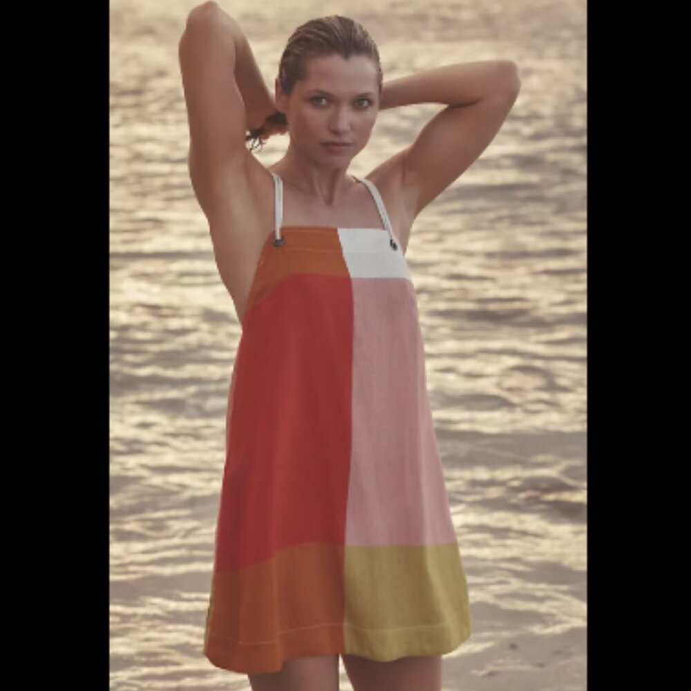 Brand New Celandine Linen Blend Shift Dress